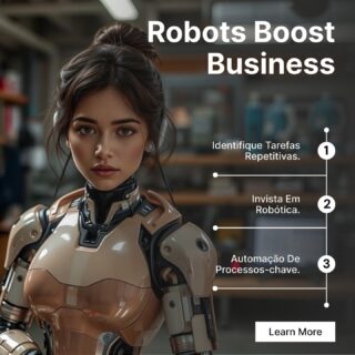 Os robôs aumentam a produtividade automatizando tarefas, reduzindo erros e diminuindo os custos de mão de obra. As empresas que adoptam soluções robóticas verificam frequentemente um aumento da eficiência e da inovação, impulsionando o crescimento e a competitividade.#aeriacs#SolucoesInteligentes#IA #InteligênciaArtificial #Empresas #PequenasEmpresas #Tecnologia #Inovação #Futuro #TransformaçãoDigital #Automação #SaaS #Negócios #Empreendedorismo #Startups #Eficiência #SoluçõesIA #AutomaçãoInteligente #Colaboração #TrabalhoEmEquipe #RevoluçãoTecnológica #AcessibilidadeTecnológica #IAParaTodos #PequenosNegócios #InovaçãoTecnológica #ReelsDeNegócios #MarketingDigital